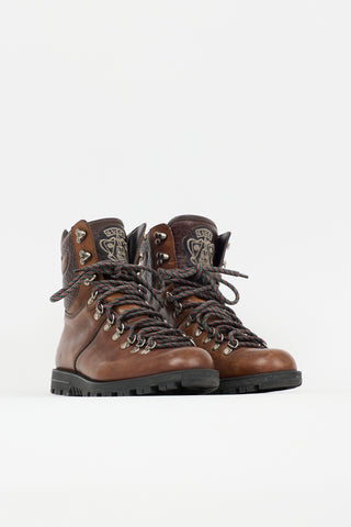 Gucci Leather Hiking Boot
