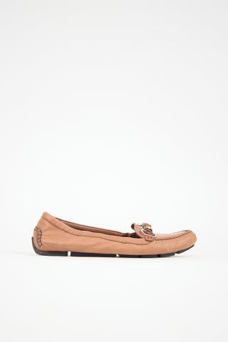 Gucci Leather Hardware Loafer