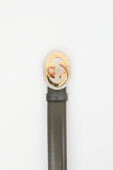 Gucci Leather Interlocking GG Belt