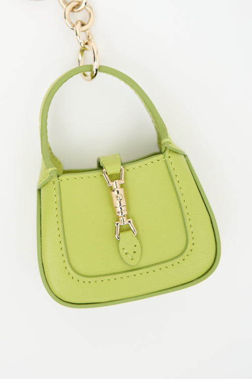 Gucci Leather Jackie 1961 Keychain
