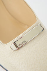 Gucci Leather Logo Pump