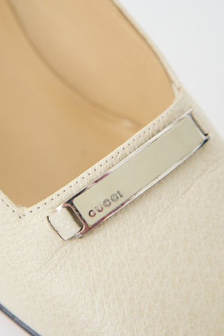Gucci Leather Logo Pump