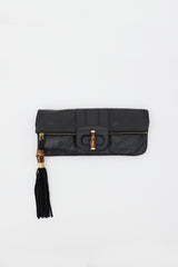 Gucci Leather Lucy Fold Over Clutch