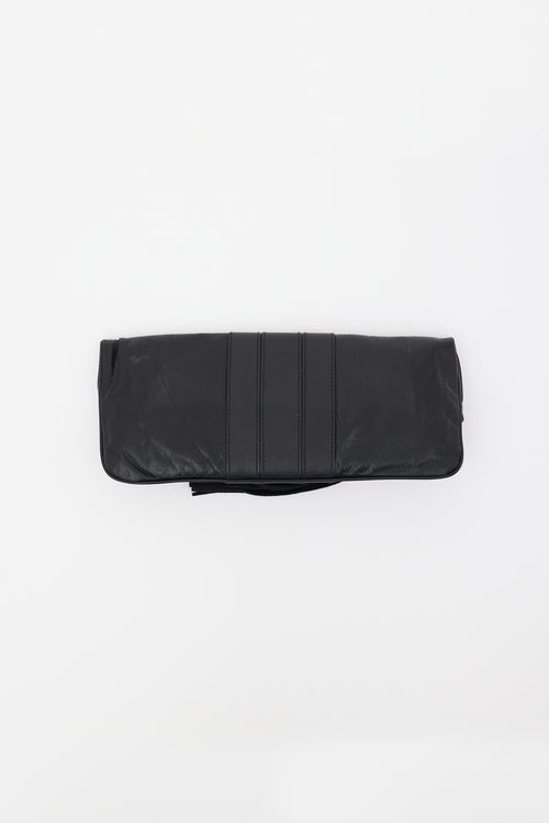 Gucci Leather Lucy Fold Over Clutch