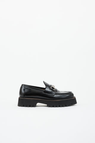 Gucci Leather Lug Sole Loafer