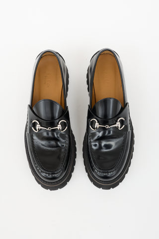 Gucci Leather Lug Sole Loafer