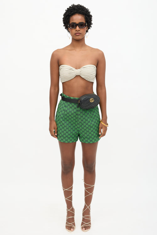 Gucci Leather Marmont GG Belt Bag