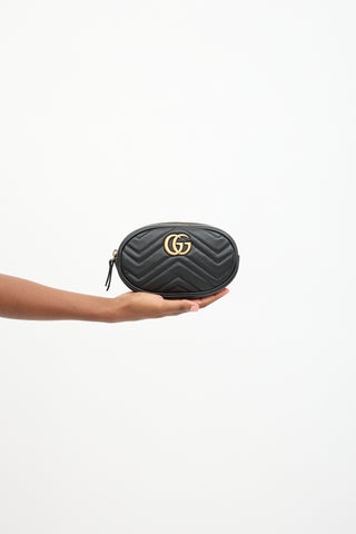 Gucci Leather Marmont GG Belt Bag