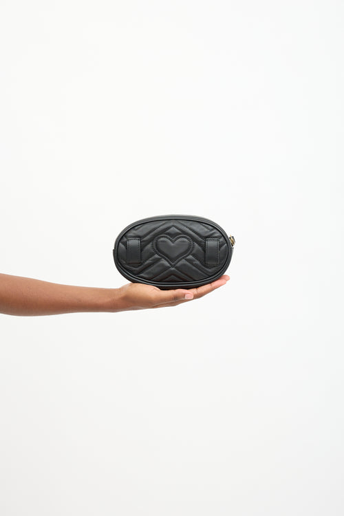 Gucci Leather Marmont GG Belt Bag