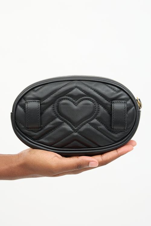 Gucci Leather Marmont GG Belt Bag