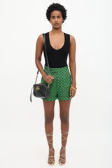 Gucci Leather Marmont GG Crossbody Bag
