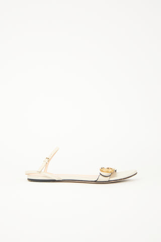 Gucci Leather Marmont GG Sandal