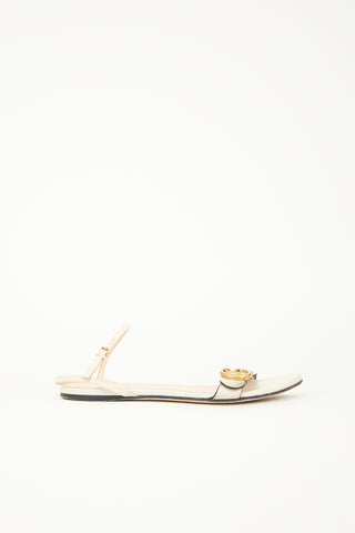 Gucci Leather Marmont GG Sandal