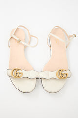 Gucci Leather Marmont GG Sandal