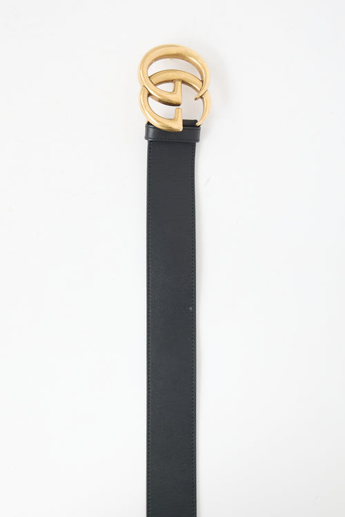 Gucci Leather Marmont GG Belt