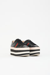 Gucci Leather Peggy Platform Sneaker