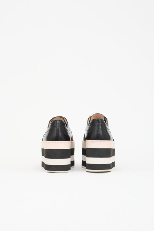 Gucci Leather Peggy Platform Sneaker