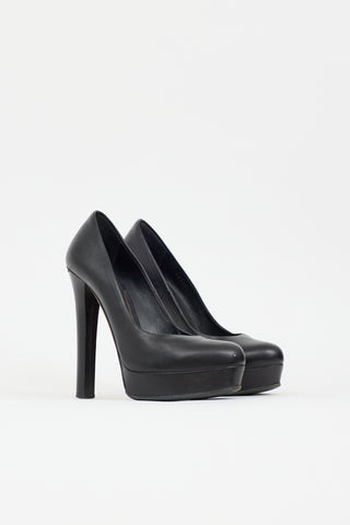 Gucci Leather Platform Pump