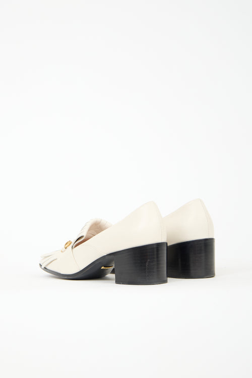 Gucci Leather Polly Fringe Pump