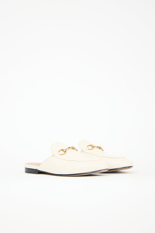 Gucci Leather Princetown Mule