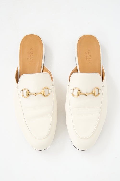 Gucci Leather Princetown Mule