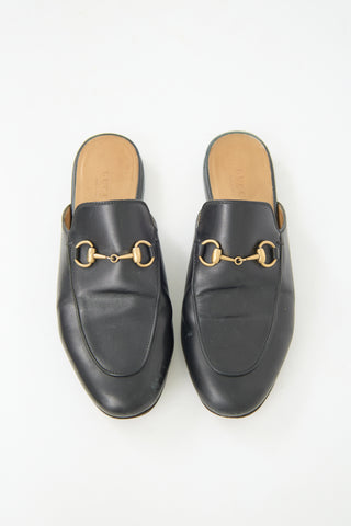 Gucci Leather Princetown Mule