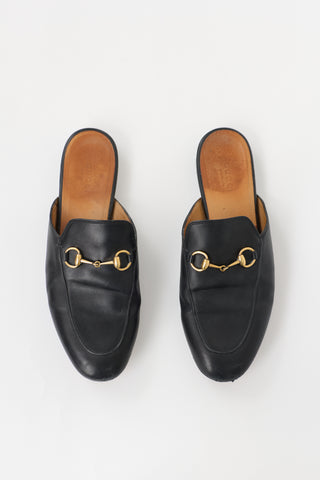 Gucci Leather Princetown Mule