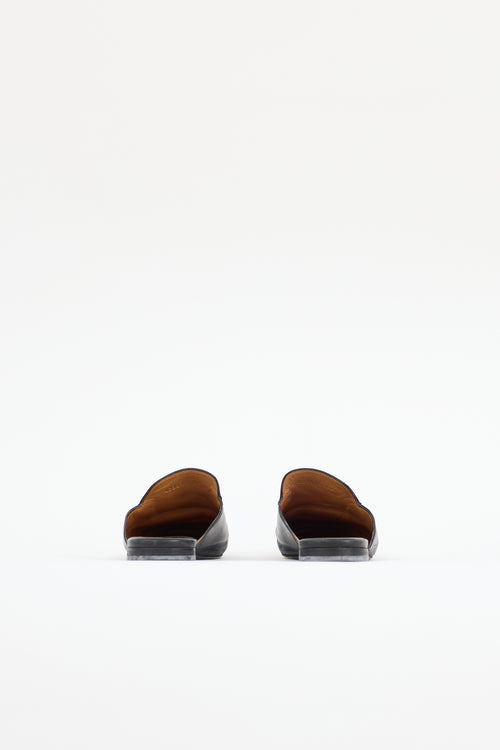 Gucci Leather Princetown Mule