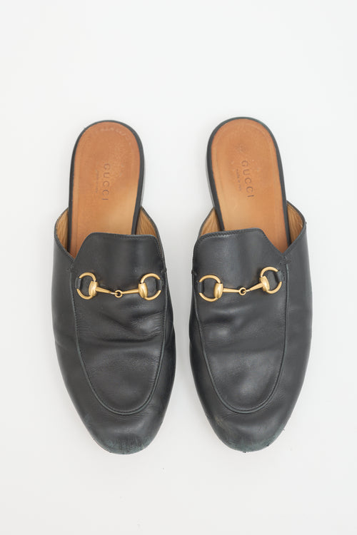 Gucci Leather Princetown Mule