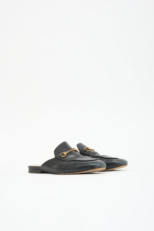 Gucci Leather Princetown Mule
