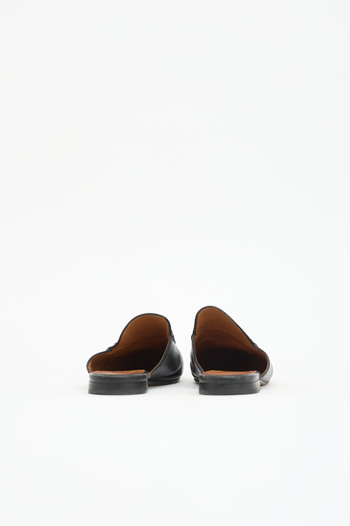 Gucci Leather Princetown Mule