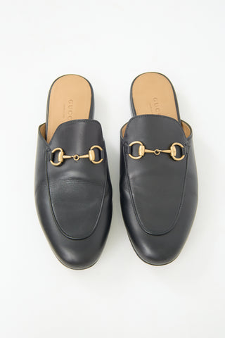 Gucci Leather Princetown Mule