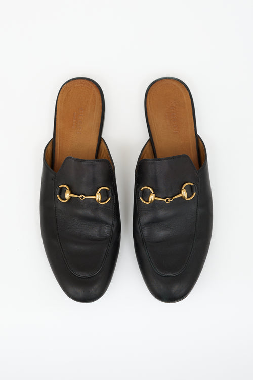 Gucci Leather Princetown Mule