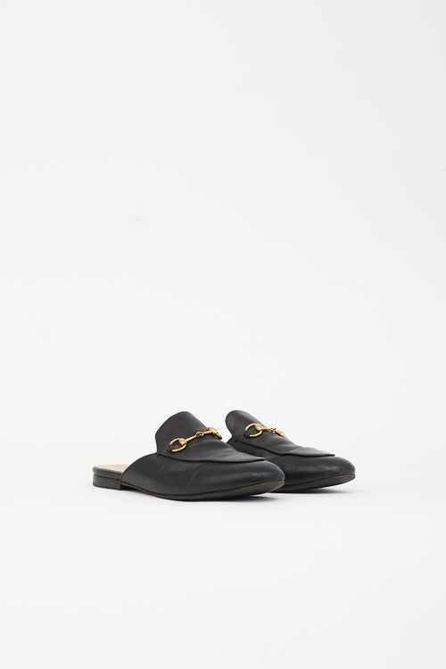 Gucci Leather Princetown Mule