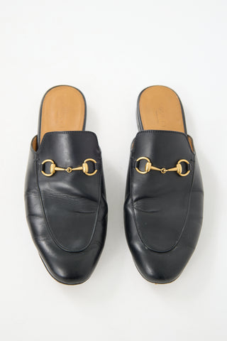 Gucci Leather Princetown Mule