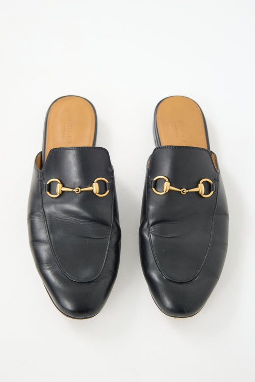 Gucci Leather Princetown Mule