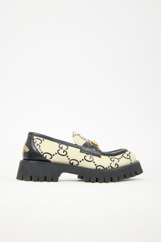 Gucci Leather Printed GG Loafer
