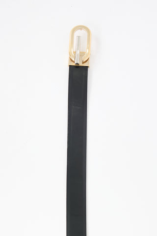 Gucci Leather Reversible Logo Belt