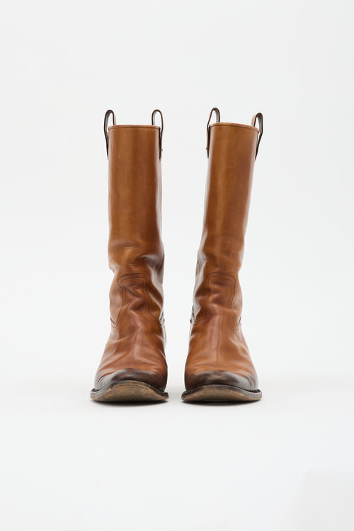 Gucci Leather Riding Boot