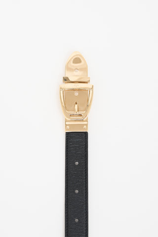 Gucci Leather Slim Belt