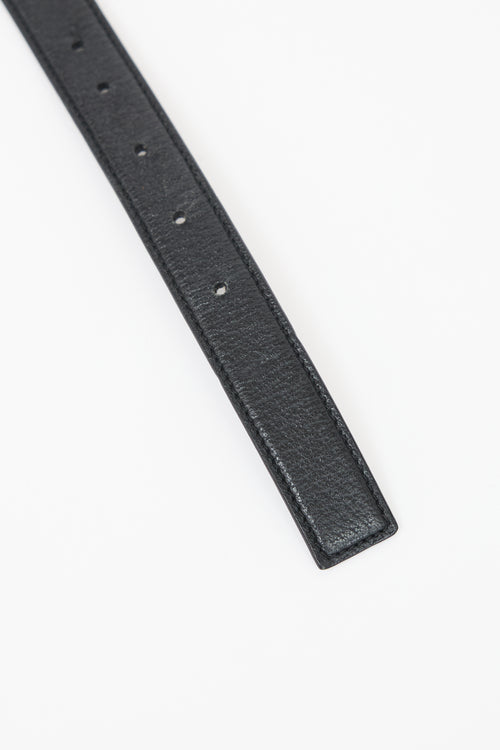 Gucci Leather Slim Belt