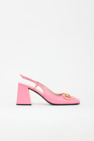 Gucci Leather Slingback Heel