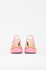 Gucci Leather Slingback Heel