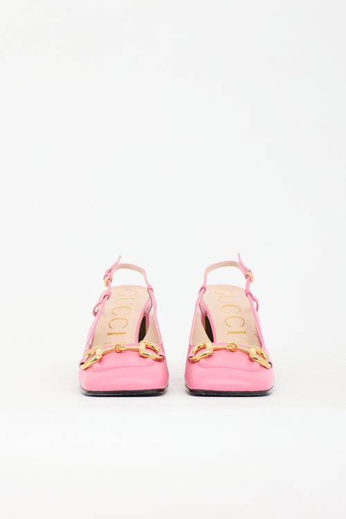 Gucci Leather Slingback Heel