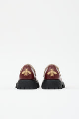 Gucci Leather Square Toe Loafer