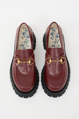 Gucci Leather Square Toe Loafer