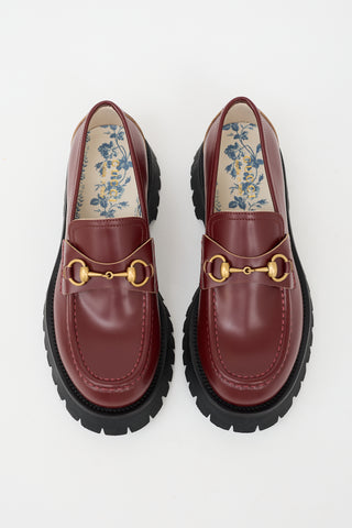 Gucci Leather Square Toe Loafer