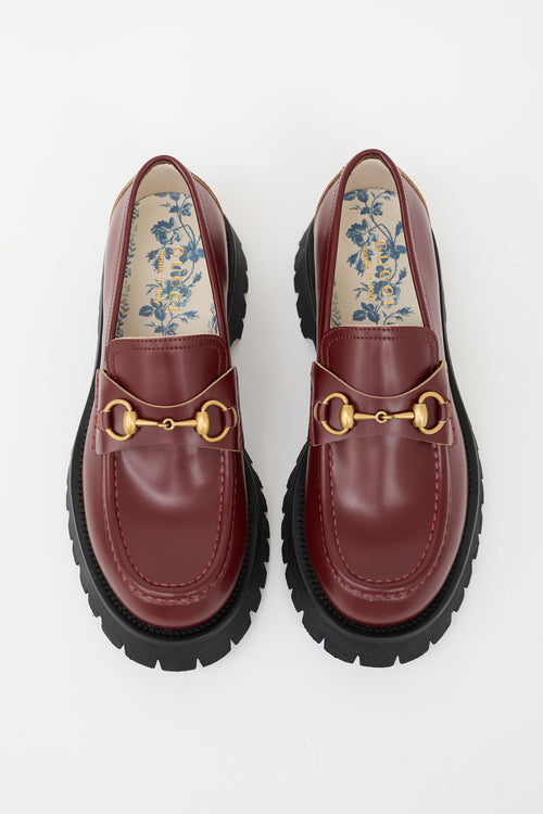Gucci Leather Square Toe Loafer