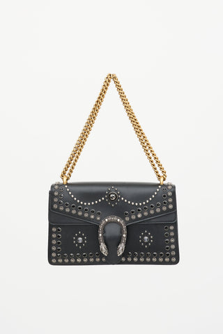 Gucci Leather Studded Dionysus Bag