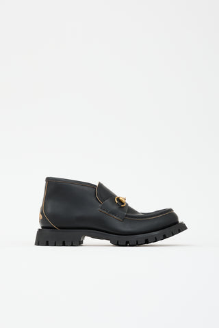 Gucci Leather Sylke  Boot